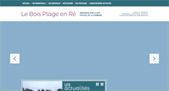 Desktop Screenshot of leboisplage.com